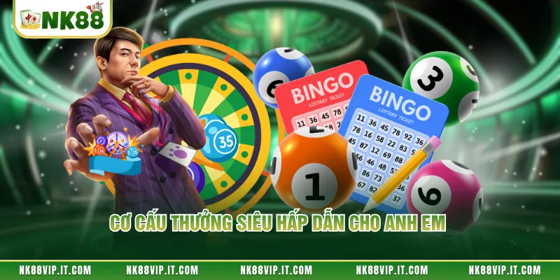 Cơ cấu thưởng siêu hấp dẫn cho anh em 