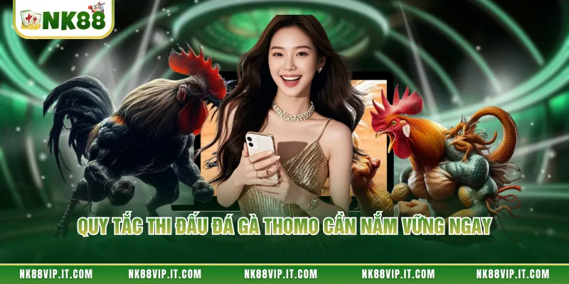 Quy tắc thi đấu đá gà Thomo cần nắm vững ngay
